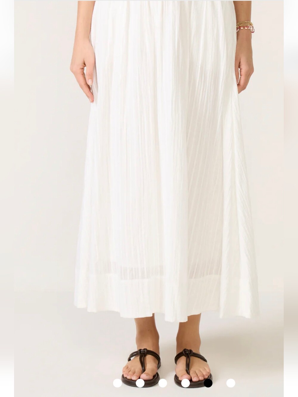 Evereve Shadow Stripe Maxi Skirt